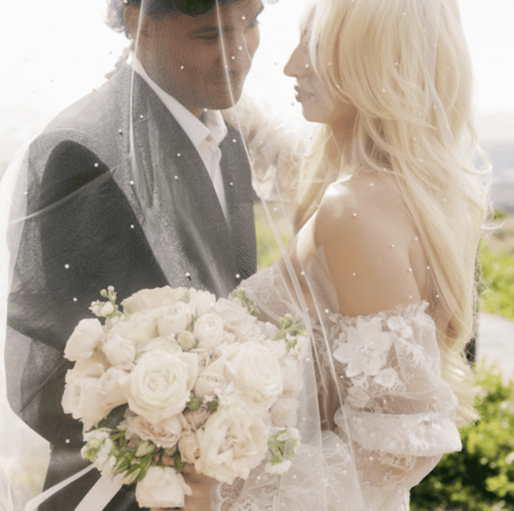 Ashley and Alex sharing a romantic moment at Siempre in Draper, Utah