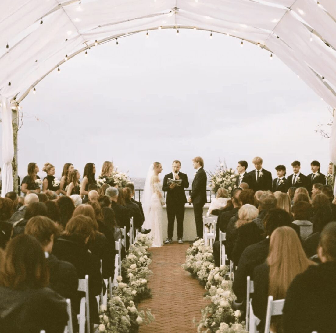 Hope and Paytin's wedding ceremony at Siempre in Draper, Utah